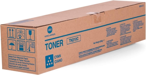 Konica Minolta TN-210C (8938-512) Cyan Original Toner - Bizhub C250 / C252 - 1