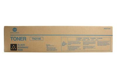 Konica Minolta TN-214K (A0D7154) Black Original Toner - Bizhub C200 / C203 