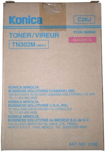 Konica Minolta TN-302M (960848) Magenta Original Toner - 8020 / 8031