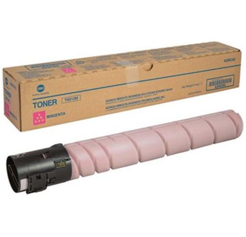 Konica Minolta TN-512M (A33K352) Magenta Original Toner - Bizhub C454 / C554 - 1