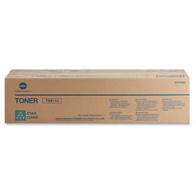 Konica Minolta TN-611C (A070430) Cyan Original Toner - C451 / C650 