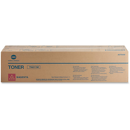 Konica Minolta TN-611M (A070330) Magenta Original Toner - C451 / C650 - 1