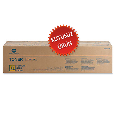 Konica Minolta TN-611Y (A070230) Yellow Original Toner - C451 / C650 (Without Box) 