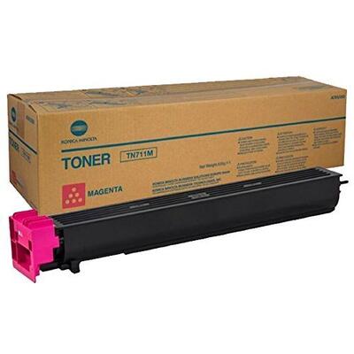 Konica Minolta TN-711M (A3VU350) Magenta Original Toner - Ineo +654 / Ineo +754 