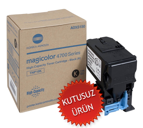 Konica Minolta TNP-22BK (A0X5150) Black Original Toner - Magicolour 4750DN (Without Box)