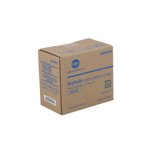 Konica Minolta TNP-49Y (A95W250) Sarı Orjinal Toner - C3351 / C3851