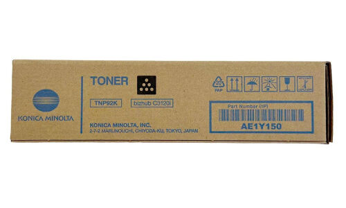 Konica Minolta TNP-92K (AE1Y150) Siyah Orjinal Toner - C3120i - 1