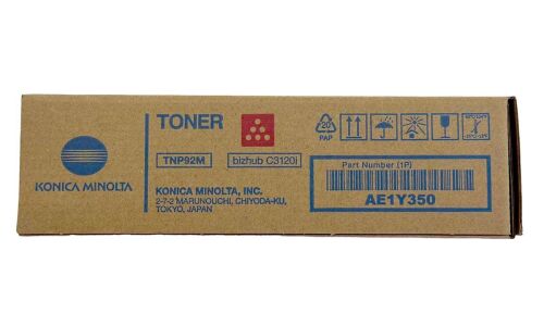 Konica Minolta TNP-92M (AE1Y350) Kırmızı Orjinal Toner - C3120i - 1