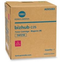 Konica Minolta TNP-27M (A0X5353) Kırmızı Orjinal Toner - Bizhub C25 (T9048) - 1