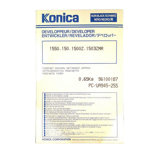 Konica Minolta UA945-255 Original Developer - 1500 / 1503 - 1