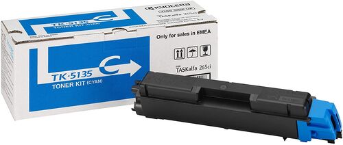 Kyocera TK-5135C (1T02PACNL0) Cyan Original Toner - TK265ci / TK266ci - 1