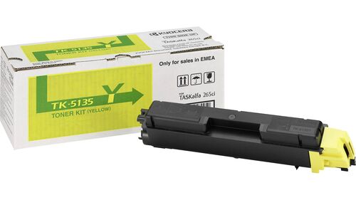 Kyocera TK-5135Y (1T02PAANL0) Yellow Original Toner - TK265ci / TK266ci - 1