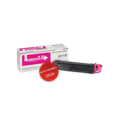 KYOCERA - Kyocera TK-5160M (1T02NTBNL0) Magenta Original Toner - Ecosys P7040cdn (Damaged Box)