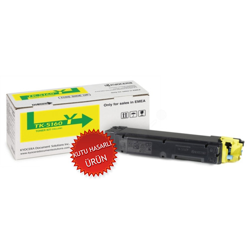 Kyocera TK-5160Y (1T02NTANL0) Sarı Orjinal Toner - Ecosys P7040cdn (C)