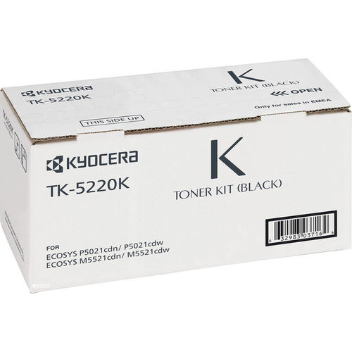 Kyocera TK-5220K (1T02R90NL1) Black Original Toner - P5021 / M5521 - 1