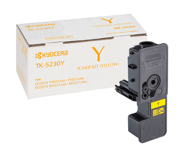 Kyocera TK-5230Y (1T02R9ANL0) Yellow Original Toner - P5021 / M5521 