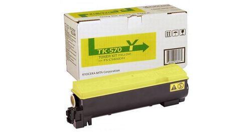 Kyocera TK-570Y (1T02HGAEU0) Yellow Original Toner - FS-C5400DN / P7035CDN - 1