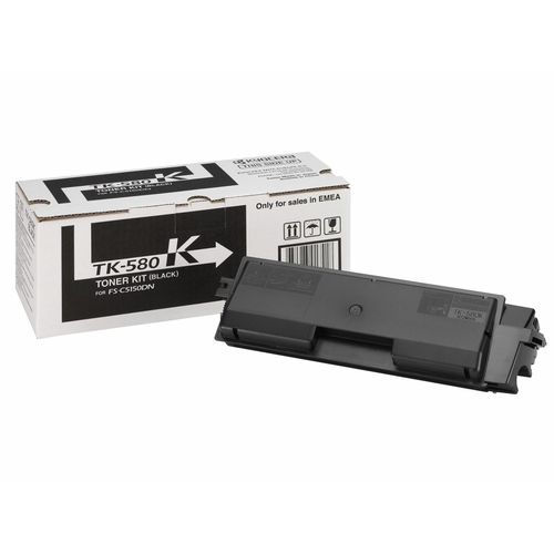 Kyocera TK-580BK (1T02KT0NL0) Siyah Orjinal Toner - FS-C5150dn / P6021Cdn (T14706) - 1