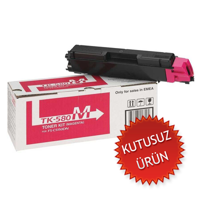 KYOCERA - Kyocera TK-580M (1T02KTBNL0) Magenta Original Toner - FS-C5150dn / P6021Cdn (Without Box)