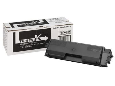 Kyocera TK-590K (1T02KV0NL0) Black Original Toner - FS-C2026 / C2126 - 2