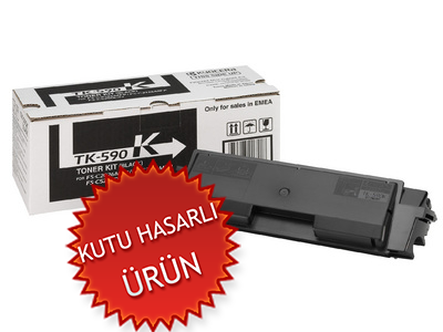 KYOCERA - Kyocera TK-590K Siyah Orjinal Toner - FS-C2026 / C2126 (C)