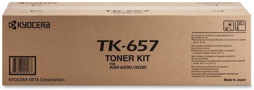 Kyocera TK-657 (1T02FB0US0) Black Original Toner - KM6030 / KM8030 - 1