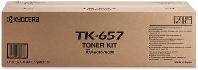 KYOCERA - Kyocera TK-657 (1T02FB0US0) Black Original Toner - KM6030 / KM8030 