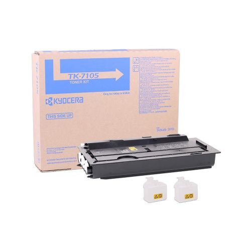 Kyocera TK-7105 (1T02P80NL0) Black Original Toner - TasKalfa 3010i / 3011i - 1