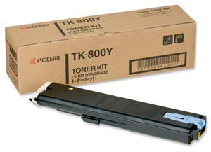 Kyocera TK-800Y (370PB3KL) Yellow Original Toner - FS-C8008 