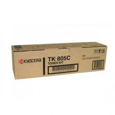 Kyocera TK-805C (370AL510) Cyan Original Toner - KM-C850 / KM-C850D 