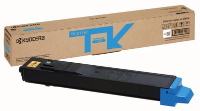 Kyocera TK-8115C (1T02P3CNL0) Cyan Original Toner - M8124cidn / M8130cidn 