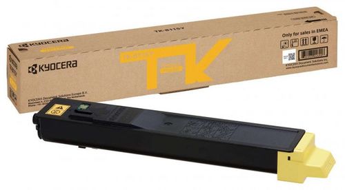 Kyocera TK-8115Y (1T02P3ANL0) Yellow Original Toner - M8124cidn / M8130cidn - 1