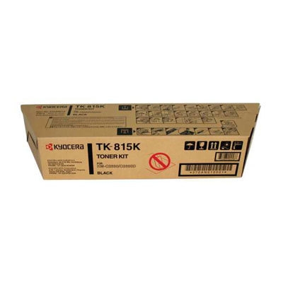 Kyocera TK-815K (370AN010) Black Original Toner - KM-C2630 / C2630D - 1