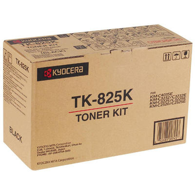 Kyocera TK-825K (1T02FZ0EU0) Black Original Toner - KM-C2520 / KM-C2525 