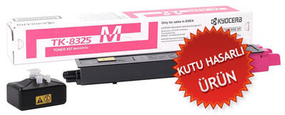 Kyocera TK-8325M (1T02NPBNL0) Magenta Original Toner - TasKalfa 2551ci (Damaged Box) 