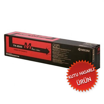 Kyocera TK-8505M (1T02LCBNL0) Magenta Original Toner - TasKalfa 4550Ci / 5550Ci (Damaged Box) 