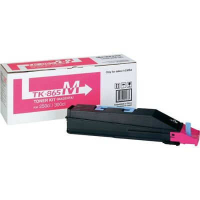 Kyocera TK-865M (1T02JZBEU0) Magenta Original Toner - TasKalfa 250Ci - 2