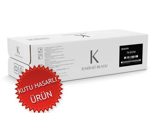 Kyocera TK-8725K (1T02NH0NL0) Black Original Toner - TasKalfa 8052ci / 7052ci (Damaged Box)