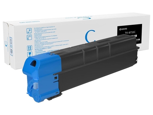 Kyocera TK-8735C (1T02XNCNL0) Blue Original Toner - TasKalfa 7052ci / 8052ci