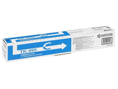 Kyocera TK-895C (1T02K0CNL0) Cyan Original Toner - FS-C8020MFP 