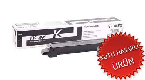 Kyocera TK-895K (1T02K00NL0) Black Original Toner - FS-C8020MFP (Damaged Box) - 1