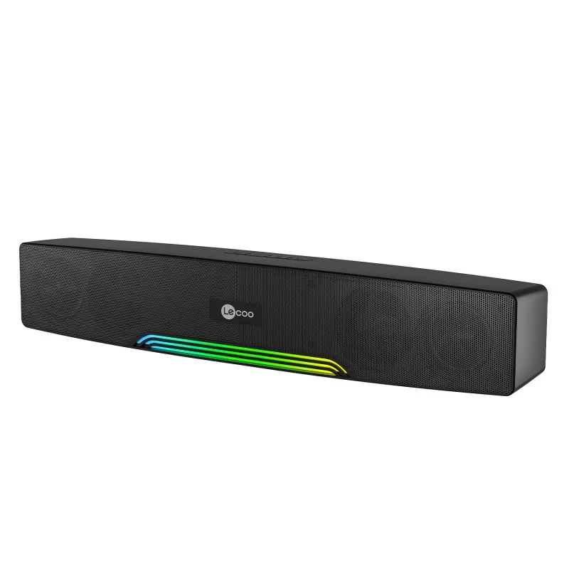 Lecoo DS109 Bluetooth/AUX/TF CARD/USB Stereo 10W Soundbar Portable Speaker Black - Thumbnail