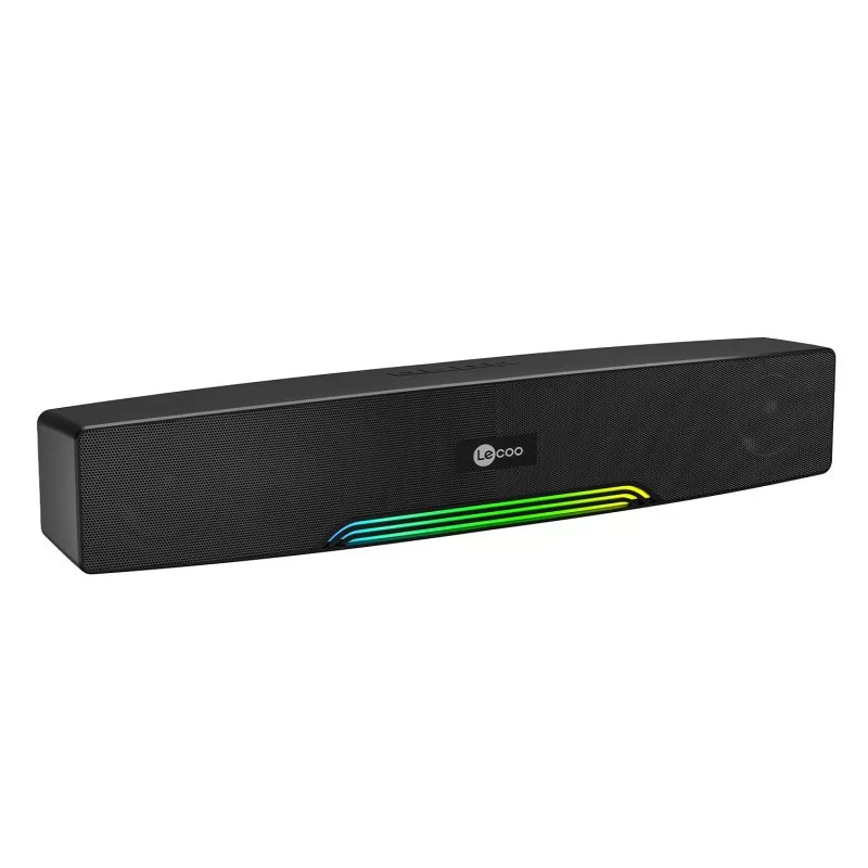 Lecoo DS109 Bluetooth/AUX/TF CARD/USB Stereo 10W Soundbar Portable Speaker Black - Thumbnail