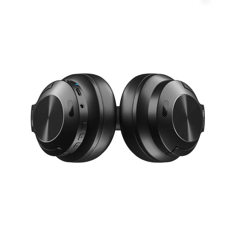 Lecoo ES208 Bluetooth 5.3 Wireless On-Ear Headphones with Microphone Black - Thumbnail