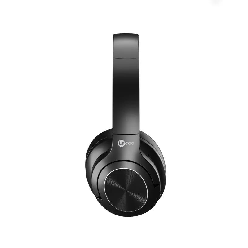 Lecoo ES208 Bluetooth 5.3 Wireless On-Ear Headphones with Microphone Black - Thumbnail