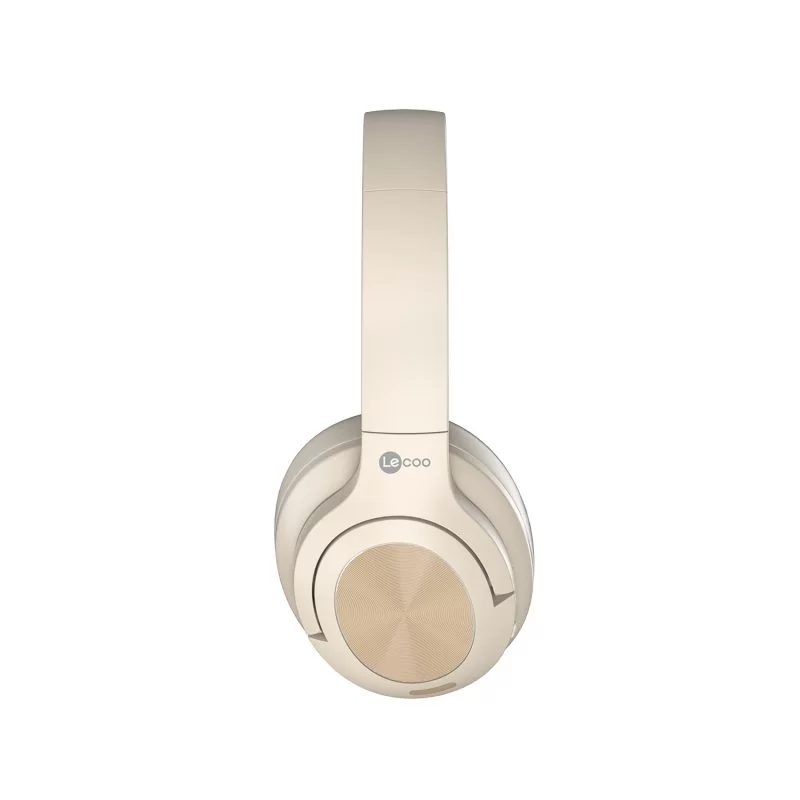 Lecoo ES208 Bluetooth 5.3 Wireless On-Ear Headphones with Microphone Cream - 5