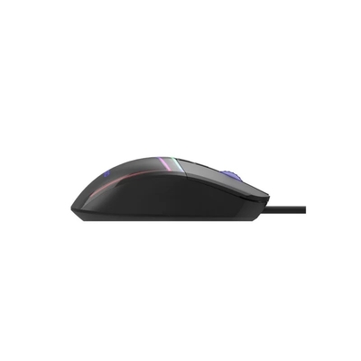 Lecoo MS106 Wired RGB LED Backlit 3200DPI 7-Button Gaming Mouse Black - Thumbnail