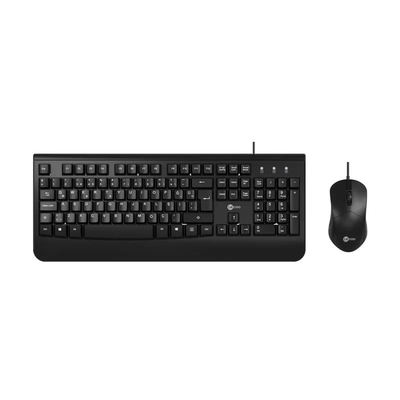 Lenovo Lecoo CM105 USB Kablolu Siyah Türkçe Q Klavye & Mouse Set - 1