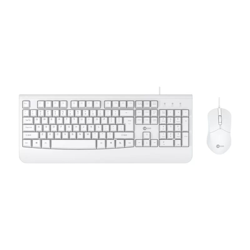 Lenovo Lecoo CM105 USB Wired White Turkish Q Keyboard & Mouse Set