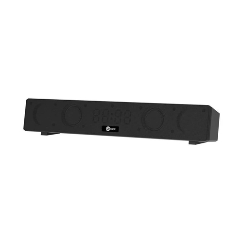 Lenovo Lecoo DS103 RGB Bluetooth Stereo + Clock/Alarm 10W Black Soundbar Speaker